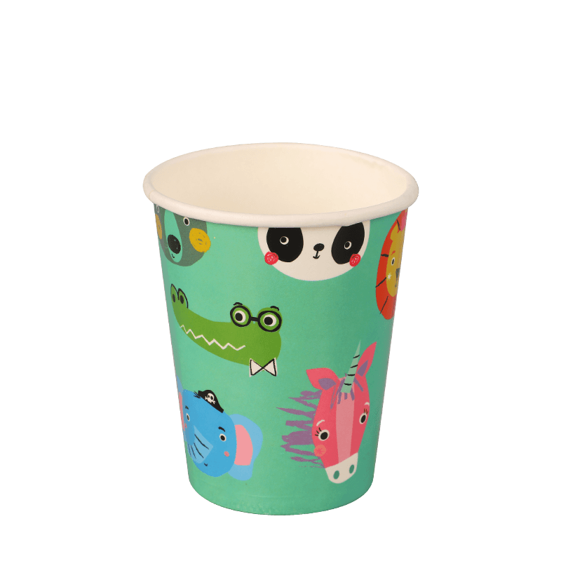 10 oz återvinningsbara drickspapper för kallt kaffe
